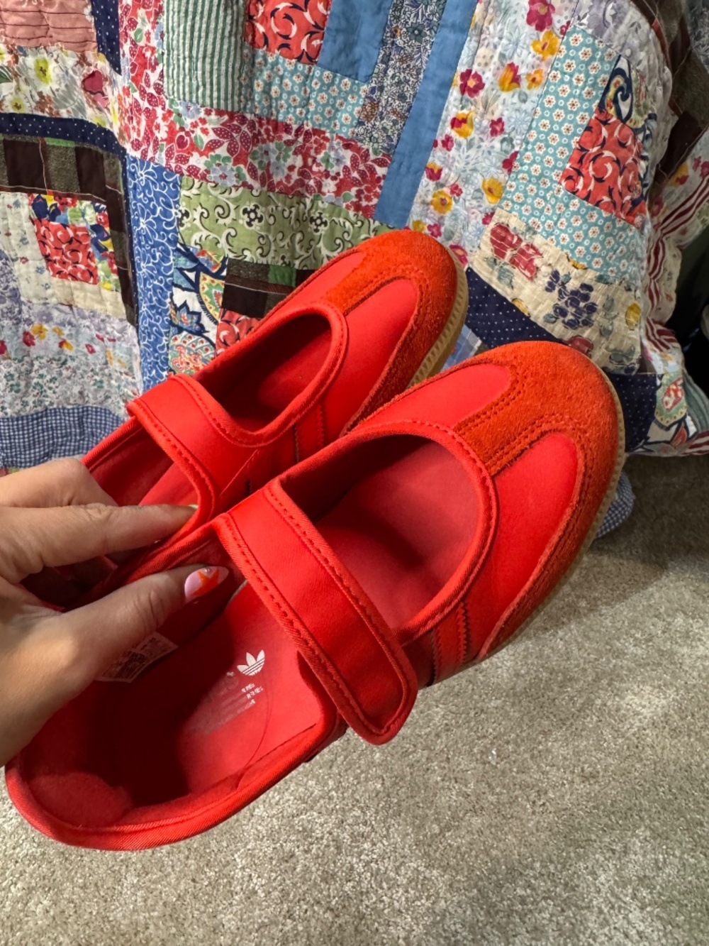 red Adidas samba mary jane - Picture 3 of 8